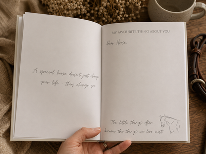 Letters To My Horse Guided Keepsake Journal