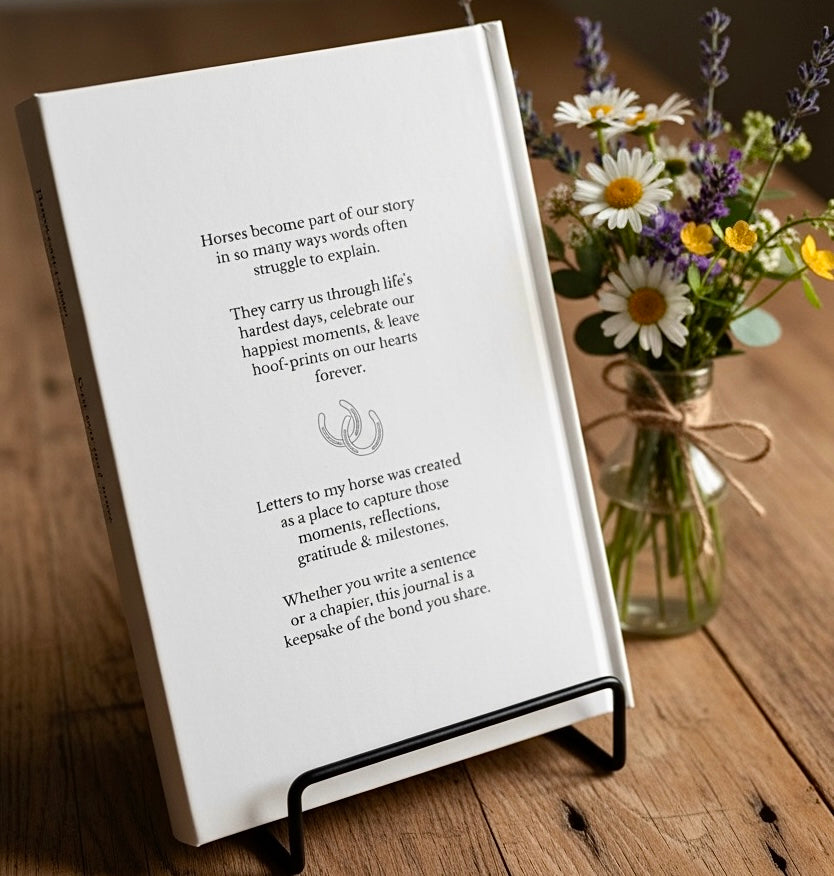 Letters To My Horse Guided Keepsake Journal