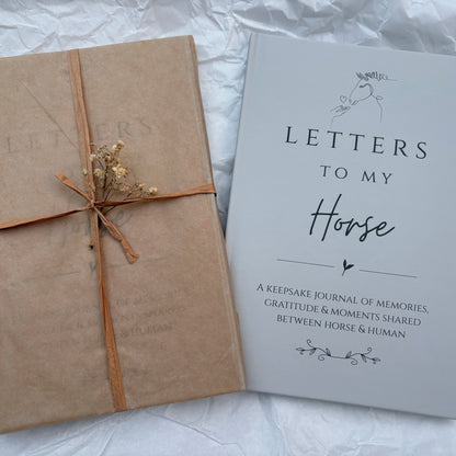 Letters To My Horse Guided Keepsake Journal
