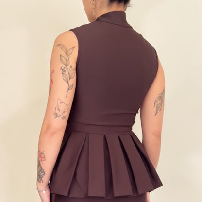 Signature Pleat Riding Top